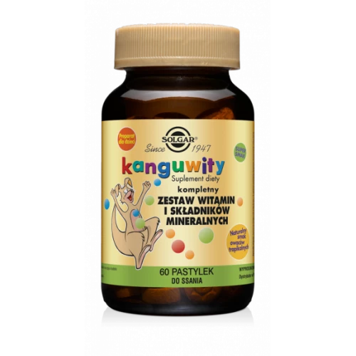 Solgar - Kanguwity (smak owoce tropikalne) - 60 pastylek Solgar - Kanguwity (smak owoce tropikalne) - 60 pastylek